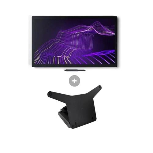 Kit Display Interativo Wacom Cintiq Pro 27&#34; + Suporte Wacom Cintiq Pro 27 Ajustável