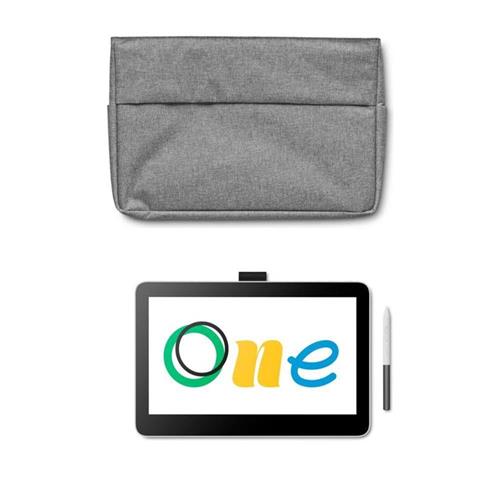 Kit Mesa Digitalizadora Com Tela Wacom One 13&#34; + Wacom Case de Transporte P/ Mesas e Displays One