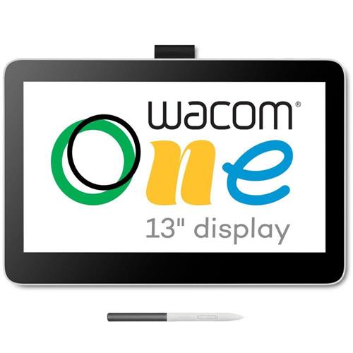 Display Interativo Wacom One 13&#34; Touch, Tela Full HD IPS, 16.7 Milhões de Cores, Preto, DTH134