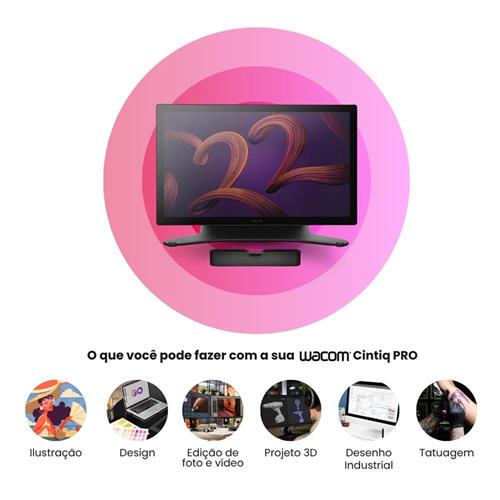 Mesa Digitalizadora Com Tela, Display Interativo Profissional