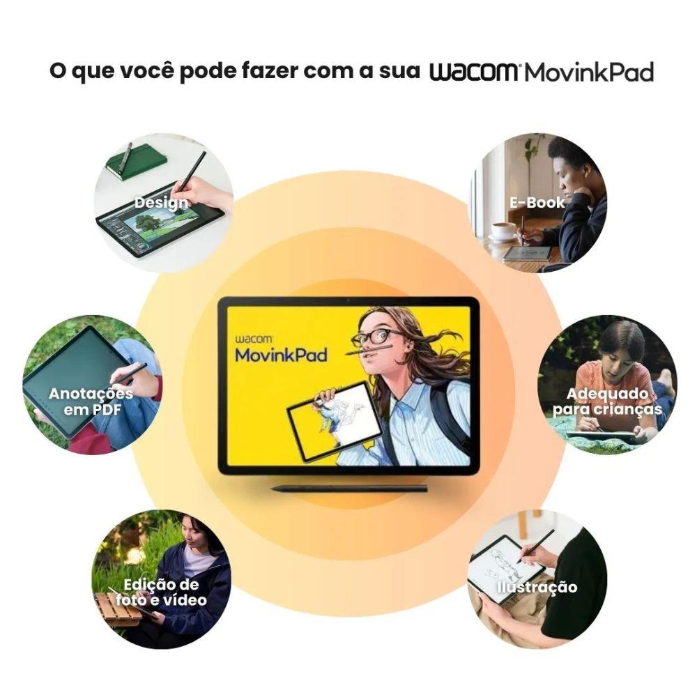 Tablet de Desenho Móvel Wacom MovinkPad 11, DTHA11, 11