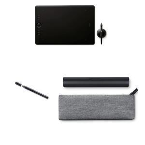 Kit Paper Pro Wacom Com Clip +  Wacom Mesa Digitalizadora Intuos Pro PTH860 + Wacom Caneta Finetip Pen KP13200D