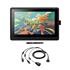 Kit Display Interativo Wacom Cintiq 16''  + Cabo 3 em 1 P/ Display Cintiq 16