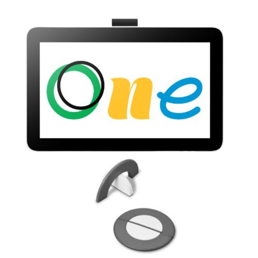 Kit Mesa Digitalizadora com tela Wacom One, Tela Criativa 14 + Wacom Suporte para Display One 12" e 13" ACK649Z