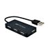 Hub USB 2.0 C3Tech HU-220BK, 4 Portas, USB, Preto